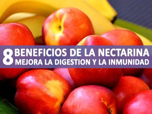 propiedades y beneficios de la nectarina