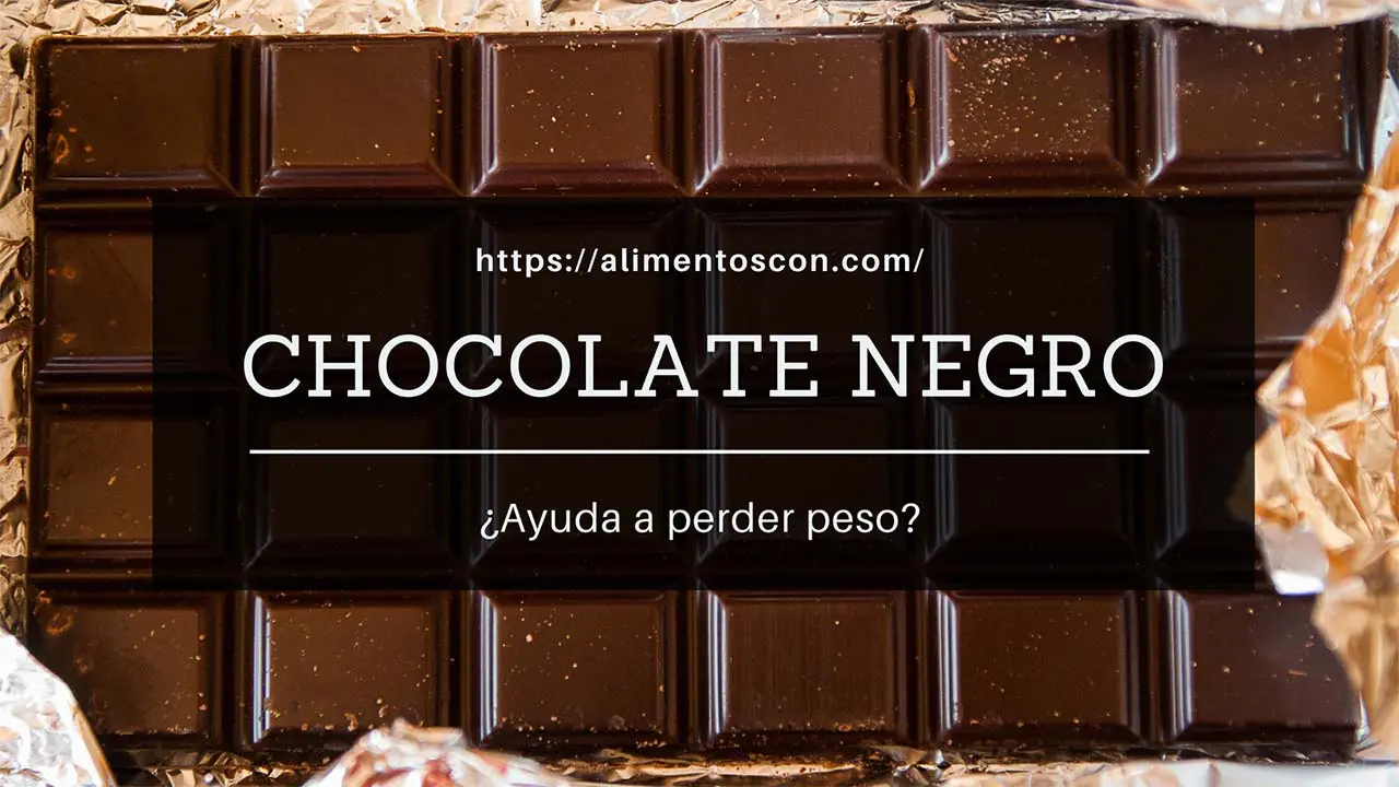 El chocolate negro posiblemente ayuda a bajar de peso